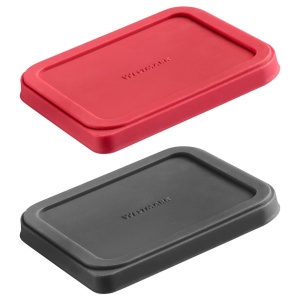Capace reutilizabile din silicon Westmark, set 2 bucati, 10,5 si 8,5 cm, rosunegru