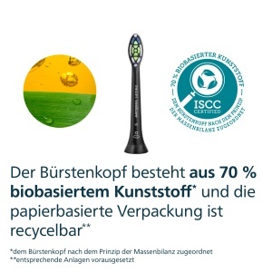 Capete de periuta Philips Sonicare W2 Optimal White HX606888 Negru Set 8 bucati - Img 9