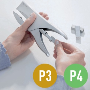Capsator Leitz 55490081 Metalic Ergonomic 40 Foi Argintiu - Img 6