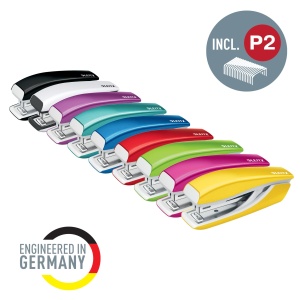 Capsator Leitz WOW Mini 55281026 10 coli tehnologie Direct Impact rosu - Img 5