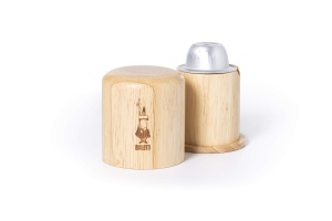 Capsula reciclabila Bialetti Apri, din lemn, pentru 3 capsule aluminiu - Img 1