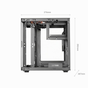 Carcasa PC Mars Gaming MC-Cube, MicroATX, Ultracompacta, Neagra - Img 5