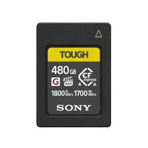 Card de memorie Sony CFexpress Type A 480GB Tough, viteza 1800MBs, rezistent la apa