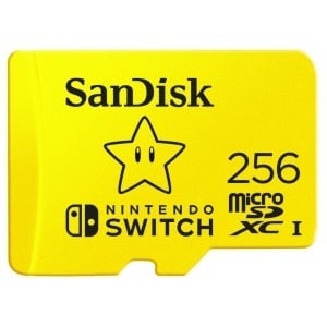 Card microSD SanDisk 256 GB pentru Nintendo Switch, U3, Class 10, 100 MBs