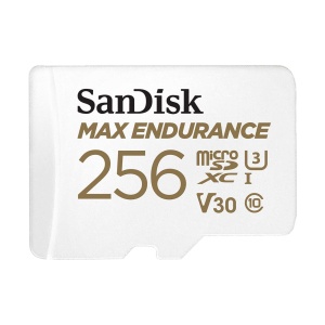 Card microSD SanDisk MAX ENDURANCE 256 GB, viteza 100 MBs, rezistenta la apa