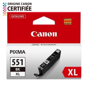 Cartus Cerneala Canon CLI-551XL BK, Negru, 11 ml, Capacitate Mare - Img 2