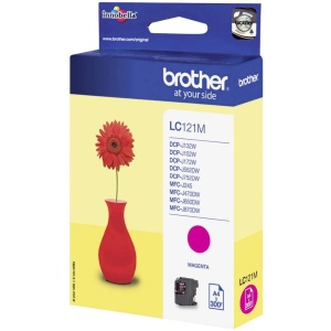 Cartus de cerneala Brother LC-121M magenta, original, 1 bucata