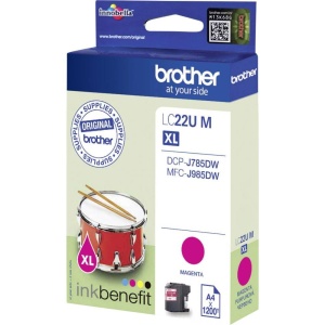 Cartus de cerneala Brother LC-22UM magenta, 1200 pagini, original