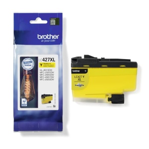 Cartus de cerneala Brother LC-427XLY, galben, 5000 pagini, compatibil MFC-J5955DW - Img 2