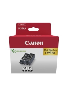 Cartus de cerneala Canon PGI-35 Twin Pack 2x9.3ml Negru, Ambalaj reciclabil
