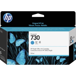 Cartus de cerneala HP 730 Cyan, Original, 130 pagini, compatibil DNJT1700
