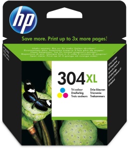 Cartus de cerneala original HP 304XL (N9K07AE) de capacitate extinsa pentru HP DeskJet 26xx, 37xx, HP ENVY 50xx