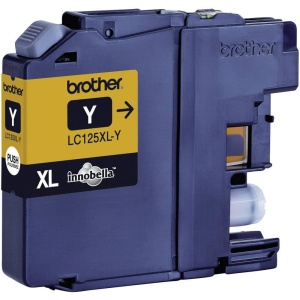 Cartus Original Brother LC-125XLY, Galben, 1200 Pagini