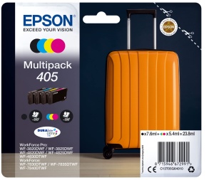 Cartus pentru imprimanta Epson 405 C13T05G64020 - Ciano, Magenta, Galben, Negru - Set 4 bucati