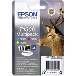 Cartus Tinta Epson 235M237 T1306 Multipack 3 Culori, Rapid Uscare