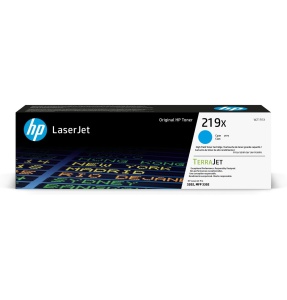 Cartus toner HP 219X original, cyan, 2500 pagini, performanta inalta