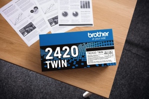 Cartus Toner Original Brother TN-2420TWIN, 6000 pagini, Negru - Img 4