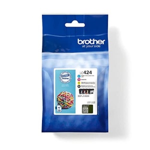 Cartuse de Cerneala Brother LC-424VAL pentru DCP-J1200DW, 4 Culori, 750 Pagini