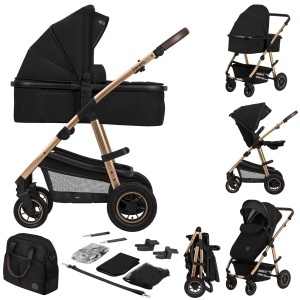 Carucior 2 in 1 LIONELO Amber cu husa si accesorii, pentru nou-nascuti si copii pana la 22 kg