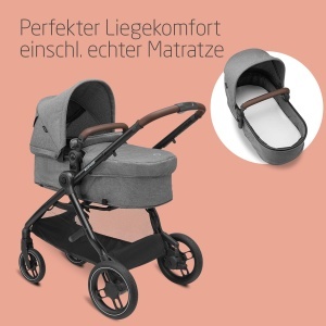 Carucior 3 in 1 Maxi-Cosi Zelia S, Compact, 0-4 ani, Culoare Gri - Img 3