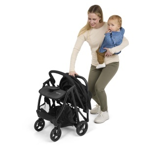 Carucior compact Ingenuity 3Dquickclose CS Negru pliabil cu o mana spatiu XL - Img 3