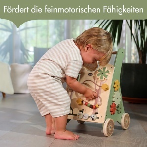 Carucior de mers Tiny Love, 2-in-1, 12 activitati interactive, design natural, 18 luni - Img 4