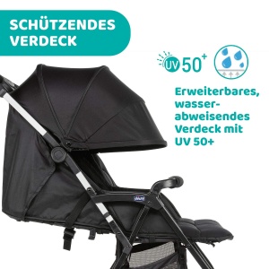 Carucior gemeni Chicco OHlala Twin ultra-usor pliabil protectie UV UPF 50 - Img 9