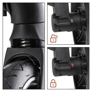 Carucior Hauck Comfort N Care Black 22 kg Roti All-Terrain Protectie UV50 - Img 7