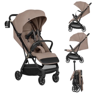 Carucior Lionelo Bess pentru copii 0-4 ani, 22 kg, 360 roti pivotante, usor