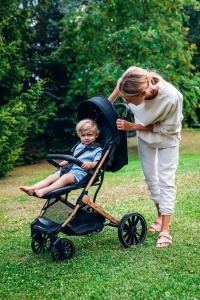 Carucior MoMi Estelle Dakar pentru copii de la 6 luni, 22 kg, pliabil, cu cos de cumparaturi - Img 9