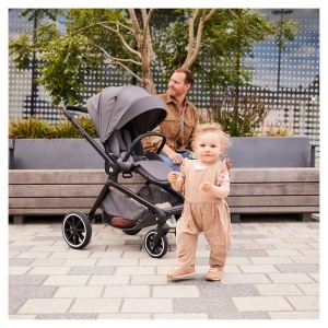 Carucior multifunctional hauck Move N Care, cu adaptor pentru scaun auto, culoare mocha - Img 9