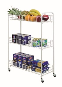 Carucior multifunctional Metaltex 341403, 3 etaje, 56x23x84 cm, design ingust - Img 3