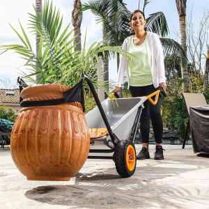 Carucior Multifunctional WORX WG050, 8-in-1, Capacitate 136kg, Roti din Cauciuc - Img 5