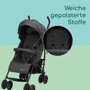 Carucior pentru copii Bebeconfort Dusk, 0-4 ani, usor (7.9 kg), compact, gri mineral - Img 5