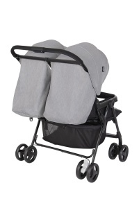 Carucior pentru copii Graco DuoRider, 2 locuri, Steeple Gray, usor si pliabil - Img 7