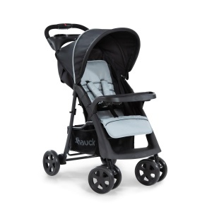 Carucior pentru copii hauck Shopper Neo II, Negru-Gri, cu pozitie de culcare, 22 kg