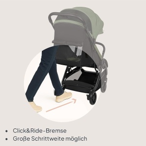 Carucior pentru copii Lionelo Julie Air, 7.5 kg, sistem de pliere automata, roti pivotante - Img 5