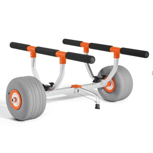 Carucior pentru kayak VEVOR 158 kg, cu roti PU de 30,5 cm si curele de fixare - Img 9