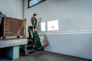 Carucior pentru transport metaBO X Trolley, capacitate 125 kg, constructie robusta - Img 4