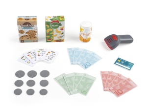 Casa de marcat electronica Smoby cu calculator, sunete si accesorii, pentru copii 3 - Img 2