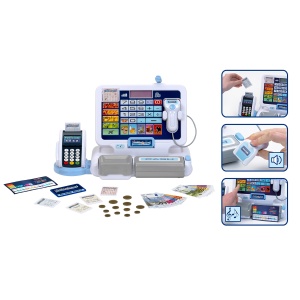 Casa de marcat Theo Klein 9324 cu sunet si tablet detasabil, pentru copii de la 3 ani - Img 3