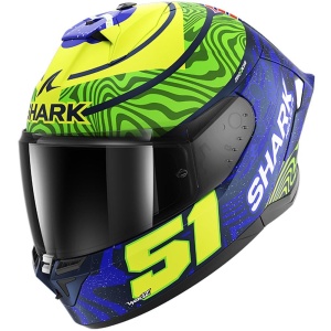Casca Integrala SHARK SKWAL CUP, Culoare Albastru Verde Galben, Marime XL
