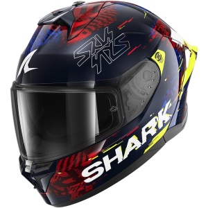 Casca integrala SHARK SKWAL CUP, design aerodinamic, culoare albastru-rosu-galben, marimea M