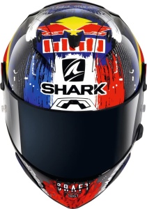 Casca moto SHARK RACE-R PRO GP 06 Replica Zarco Chakra carbon, XS - Img 3