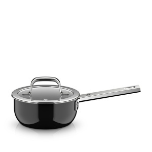 Caserola cu maner WMF Fusiontec Mineral Pro, 16 cm, negru, cu capac