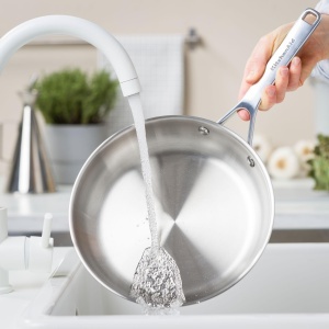 Caserola din inox KitchenAid 26 cm, 3,6 L, cu capac din sticla - Img 5
