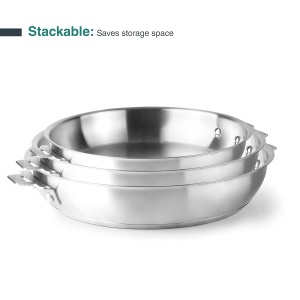 Caserola din inox Lacor 56720, 1L, 20cm, inductie si cuptor - Img 6