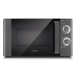 CASO | Cuptor cu microunde M20 Ecostyle | usor de utilizat, spatiu de gatit de 20 L, putere 700 wati, placa turnanta O 24,5 cm, antracit - Img 1