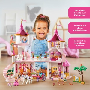 Castel Printesa PLAYMOBIL 71845 cu cuplu regal si pisica persana - Img 3