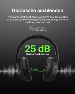 Casti audio Belkin SoundForm Isolate, Noise Cancelling, 60 ore autonomie, negru - Img 3